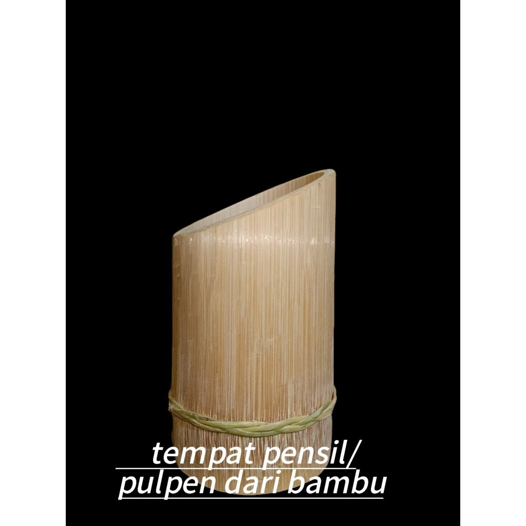 

tempat pensil/pulpen dari bambu berkualitas