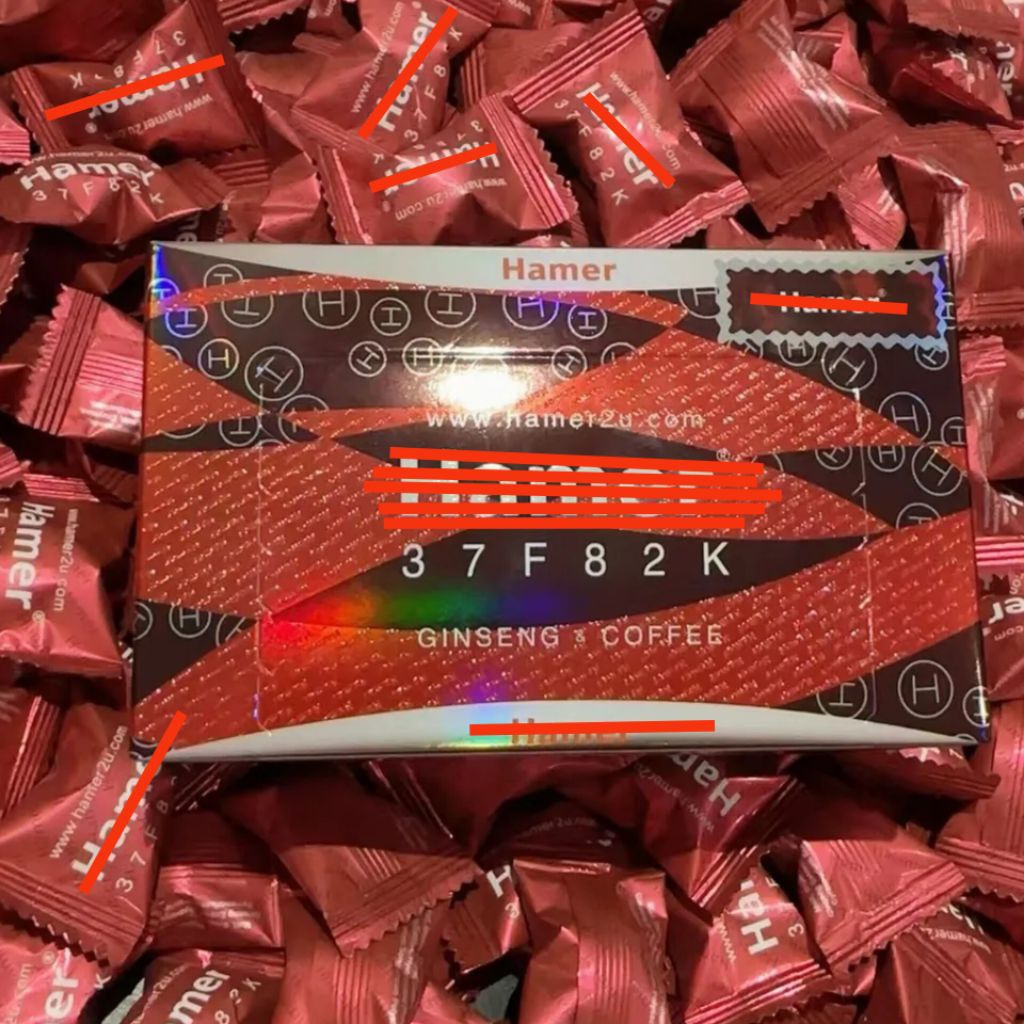 

1 Box Permen Gin sengCo ffee HA M M ERA SLI