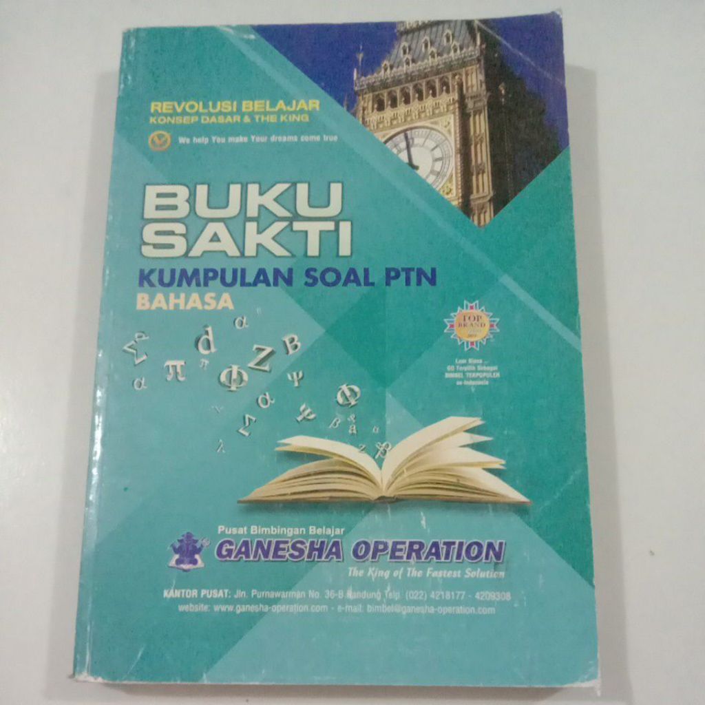 Revolusi Belajar Konsep Dasar & The King Buku Sakti Kumpulan Soal PTN ( Bahasa ) #Original - Ganesha