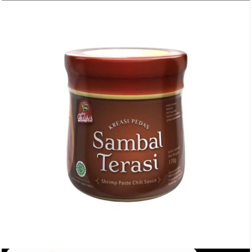 

Sambal Terasi Dua Belibis 170gr Pedas Gurih