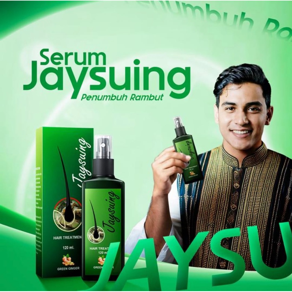 Jaysuing Serum Penumbuh Rambut Herbal Original Siap Kirim 120ml