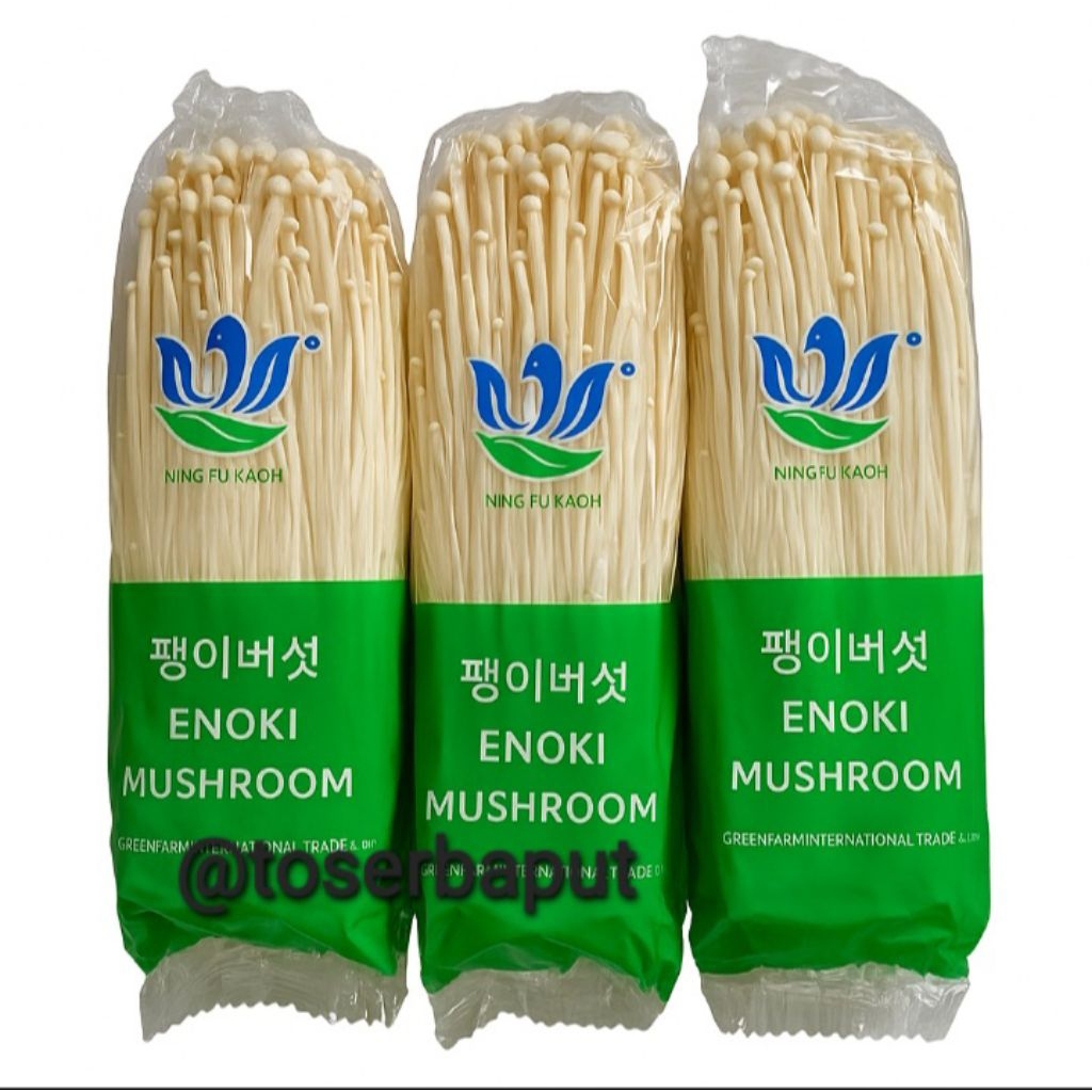 

JAMUR ENOKI Fresh 100gr - ENOKI Mushroom Segar