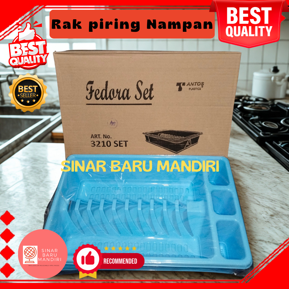 Rak piring nampan fedora / Rak Piring Tatakan / Rak Piring Murah / Rak piring kecil