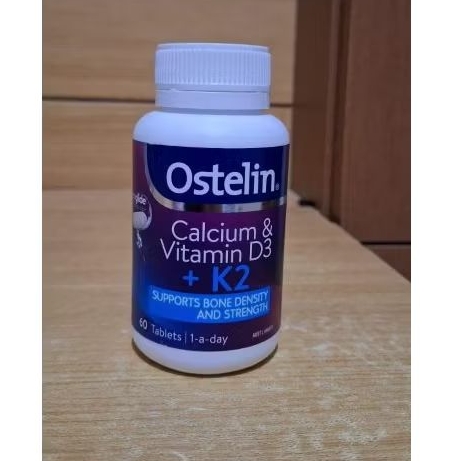 Ostelin Calcium & Vitamin D3 + K2 suplemen tulang kuat padat isi 60 tablet