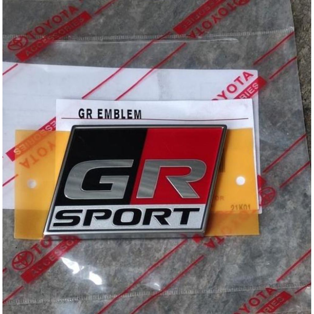 emblem logo begasi GR sport original