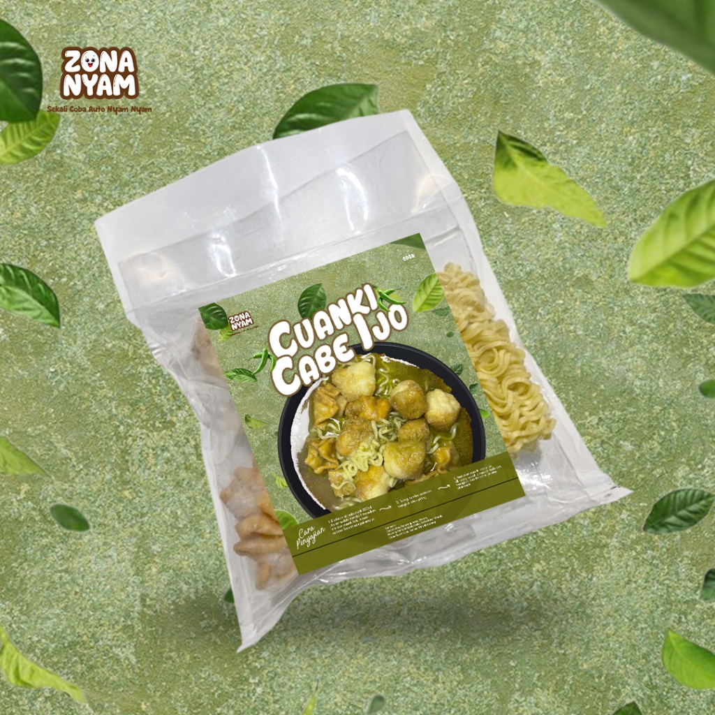 

ZONA NYAM Cuanki Kuah Cabe Ijo Pedas Gurih Enak Instant Kekinian Viral
