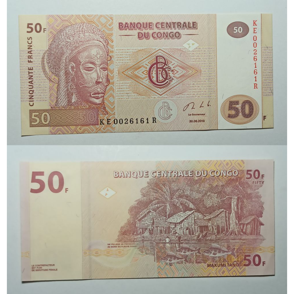uang asing congo 50 francs