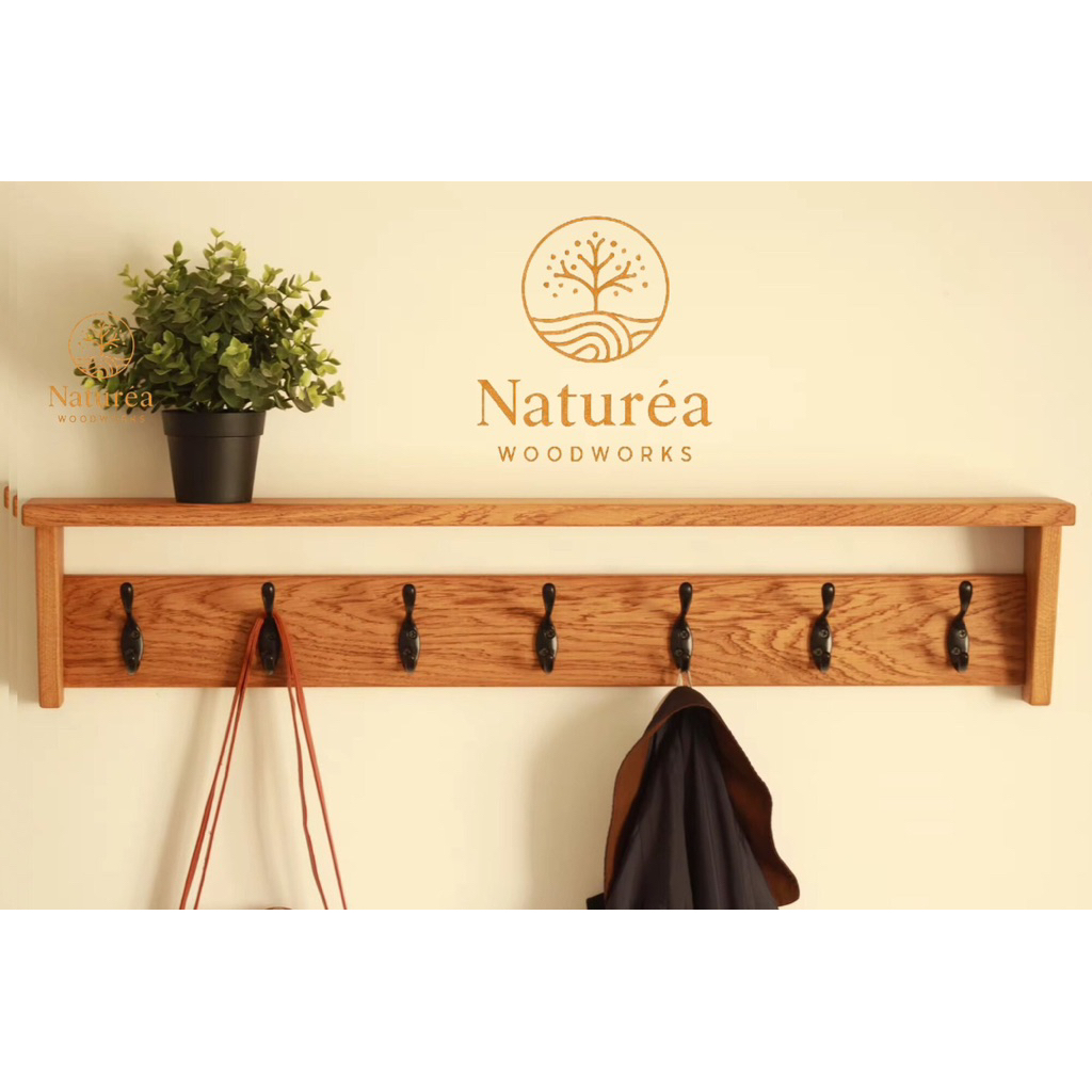 Rak Mantel kayu, Rak Gantungan kunci, Rak gantungan baju serba guna