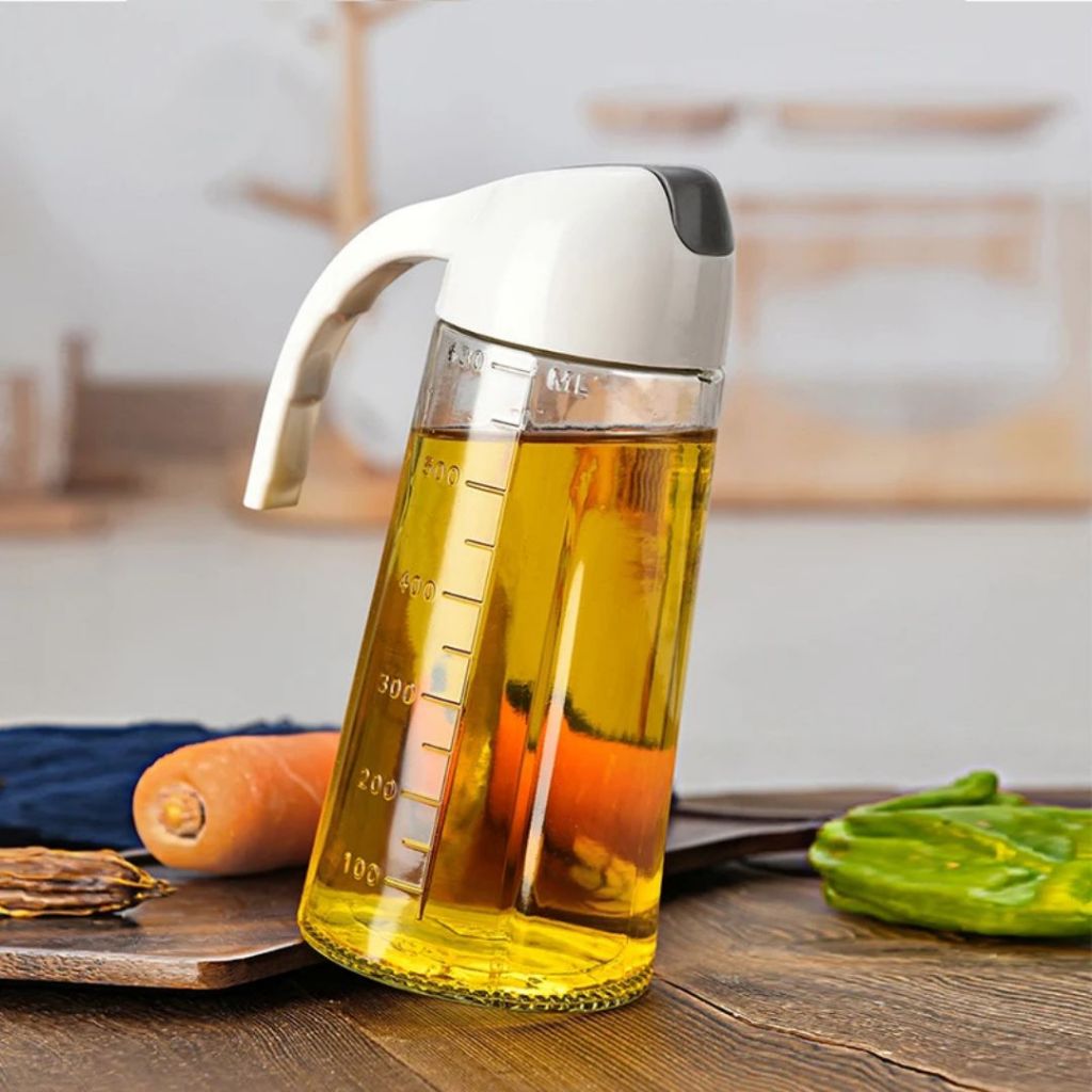 Botol Minyak Serbaguna Seasoning Glass Ukuran 630m Bonus Box