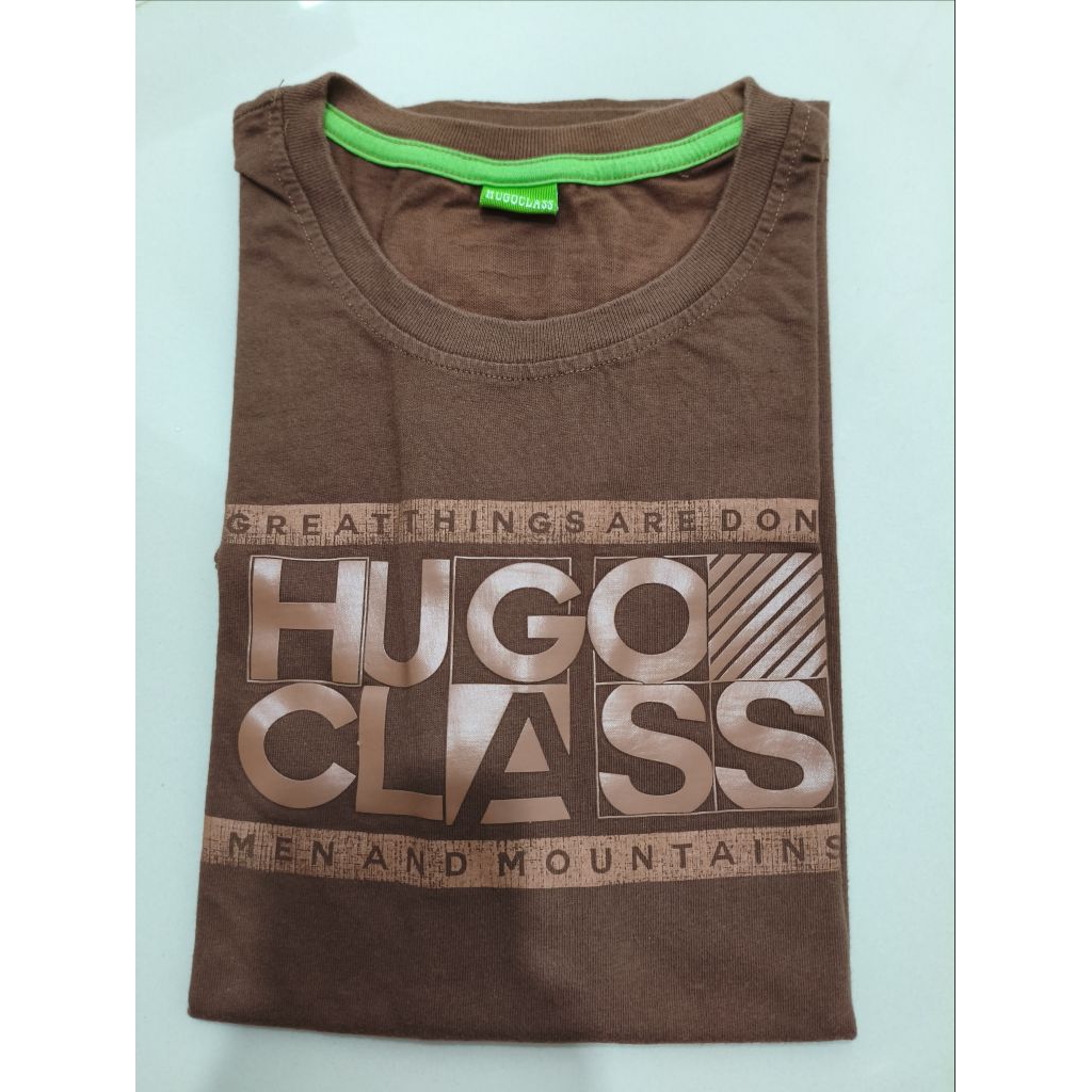 Kaos Pria HUGO CLASS preloved second bekas