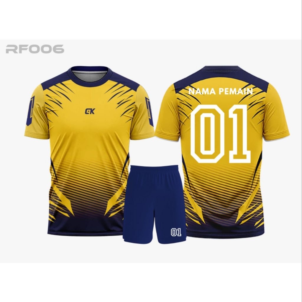 CUSTOM  KAOS BOLA/CUSTOM KAOS VOLI/KAOS TOM FUTSAL/KAOS TIM BADMINTON/JERSEY OLAH RAGA