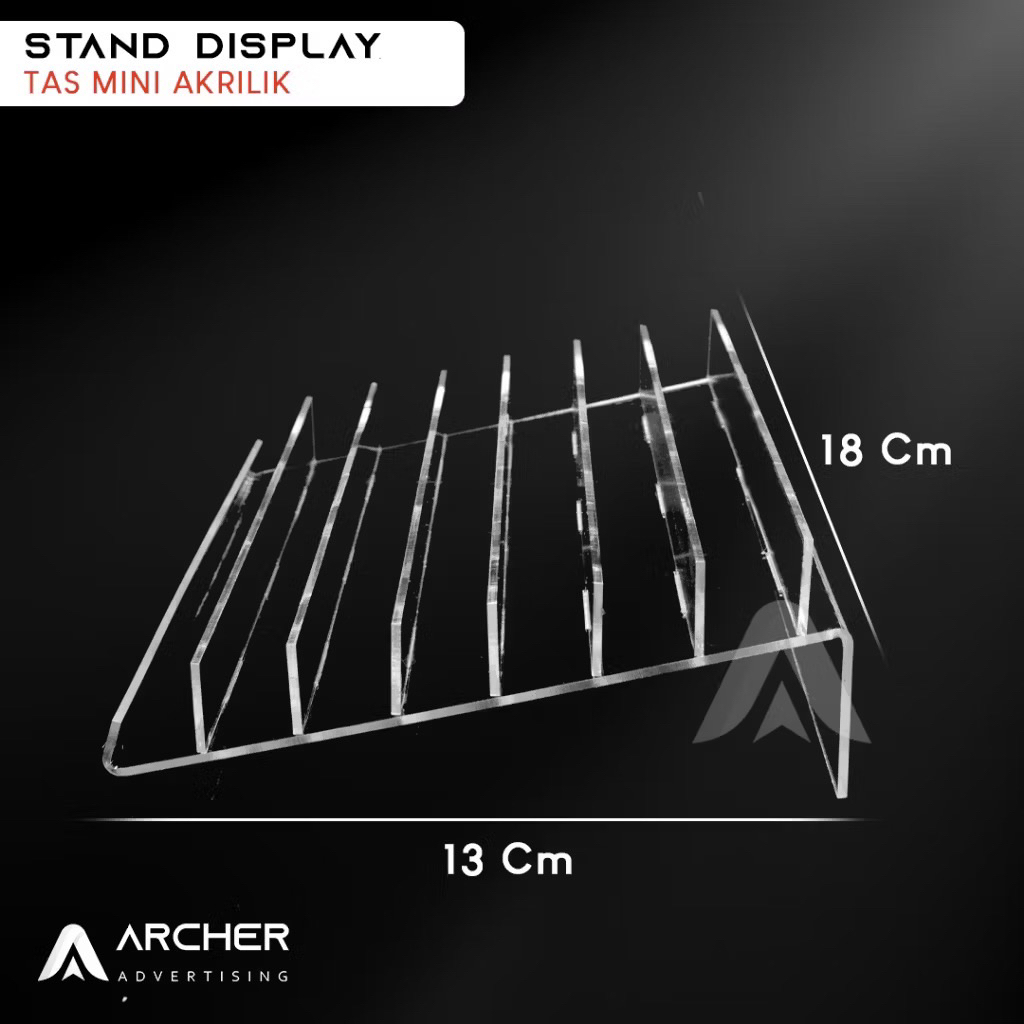 Rak vocher TEMPAT TATAKAN RAK VOUCHER KARTU PERDANA AKRILIK
