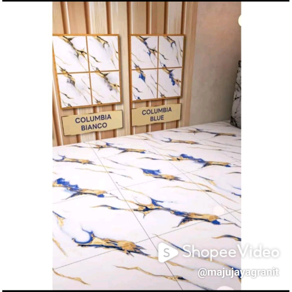granit lantai rumah/teras 60x60 motif marmer glossy