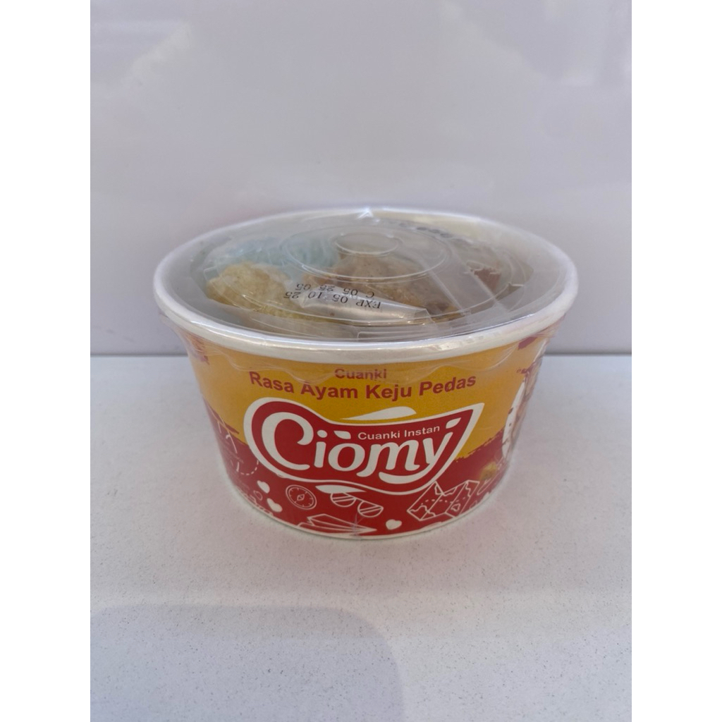 

cuanki Ciomy rasa ayam keju pedas