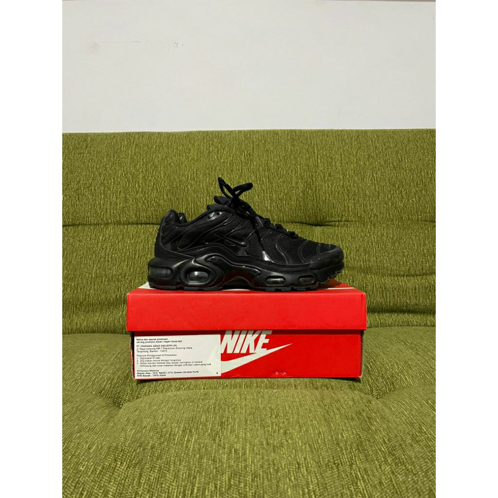 Nike Air Max Plus TN Triple Black GS