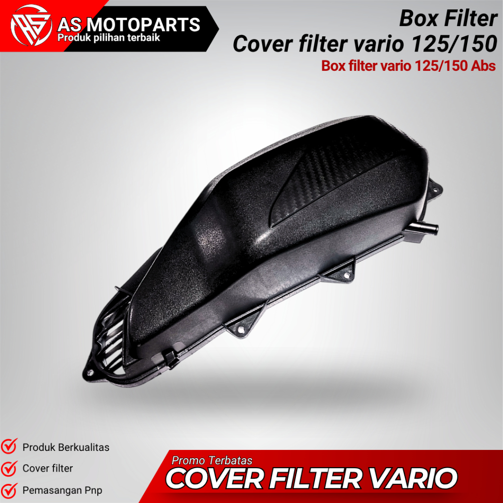 COVER FILTER VARIO 125/150 BOX FILTER VARIO 125/150 VIETNAM PART VELOSCOPE VARIO CARBON COVER FILTER