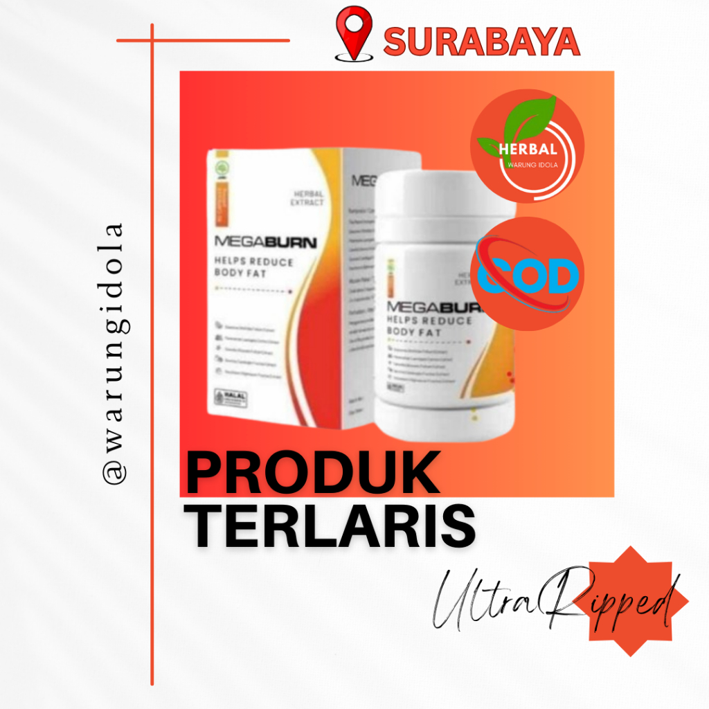 Promo Warung Idola,MEGABURN ASLI ORIGINAL OBAT PELANGSING TUBUH TERCEPAT