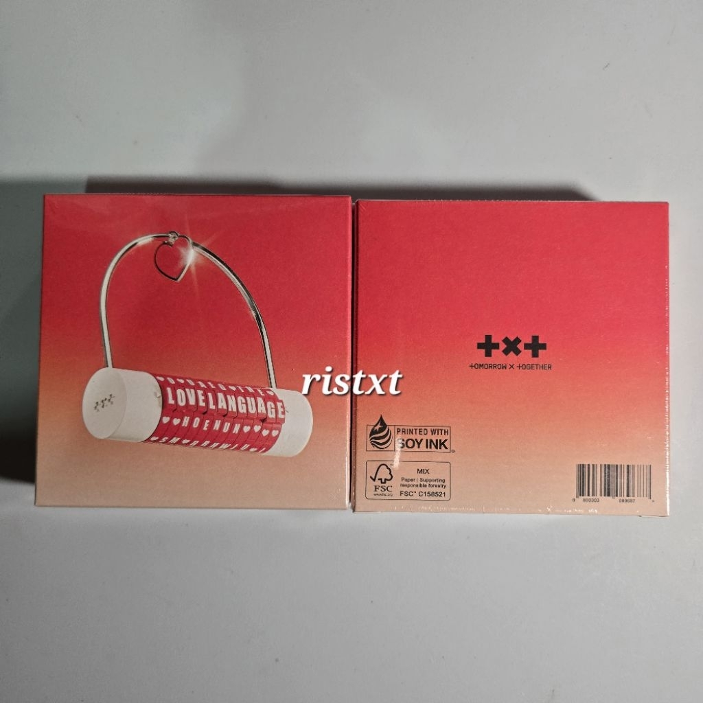 #ristxt | TXT Love Language Album New Sealed