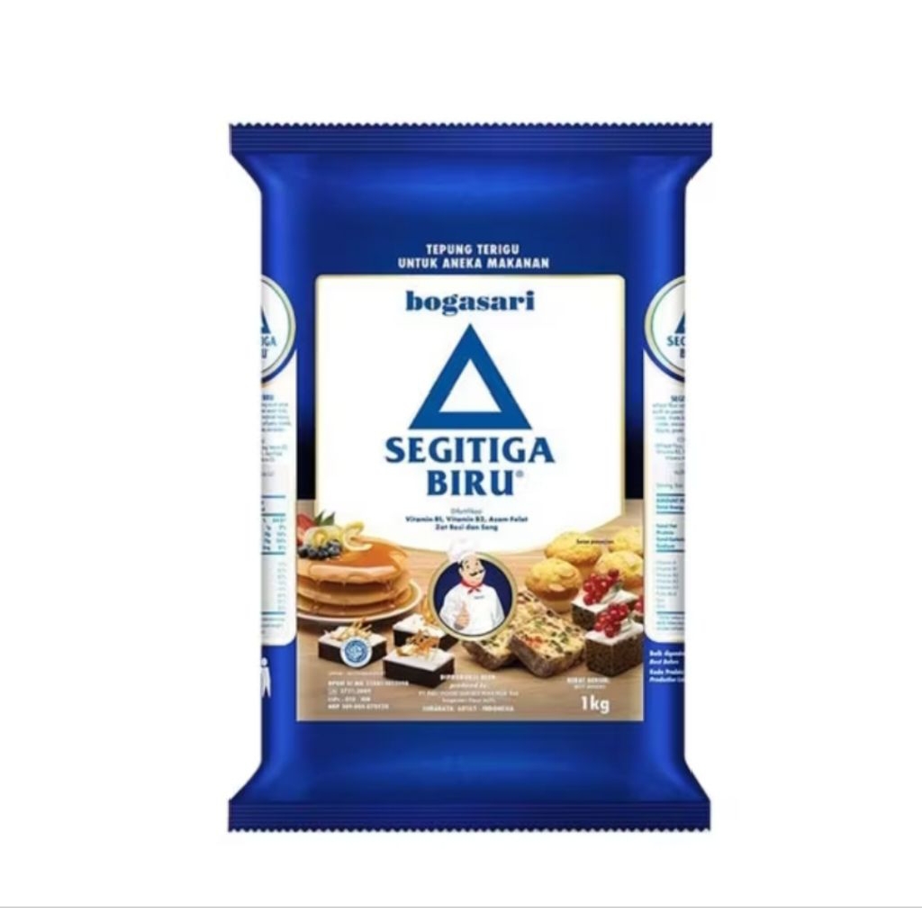 

tepung segitiga biru 1kg premium