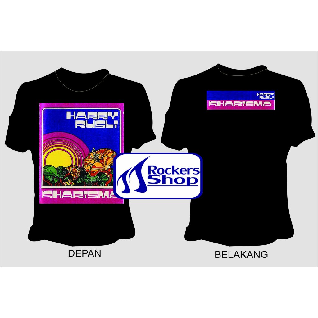 KAOS HARRY ROESLI ALBUM KHARISMA PENYANYI ROCK LAWAS LEGENDA