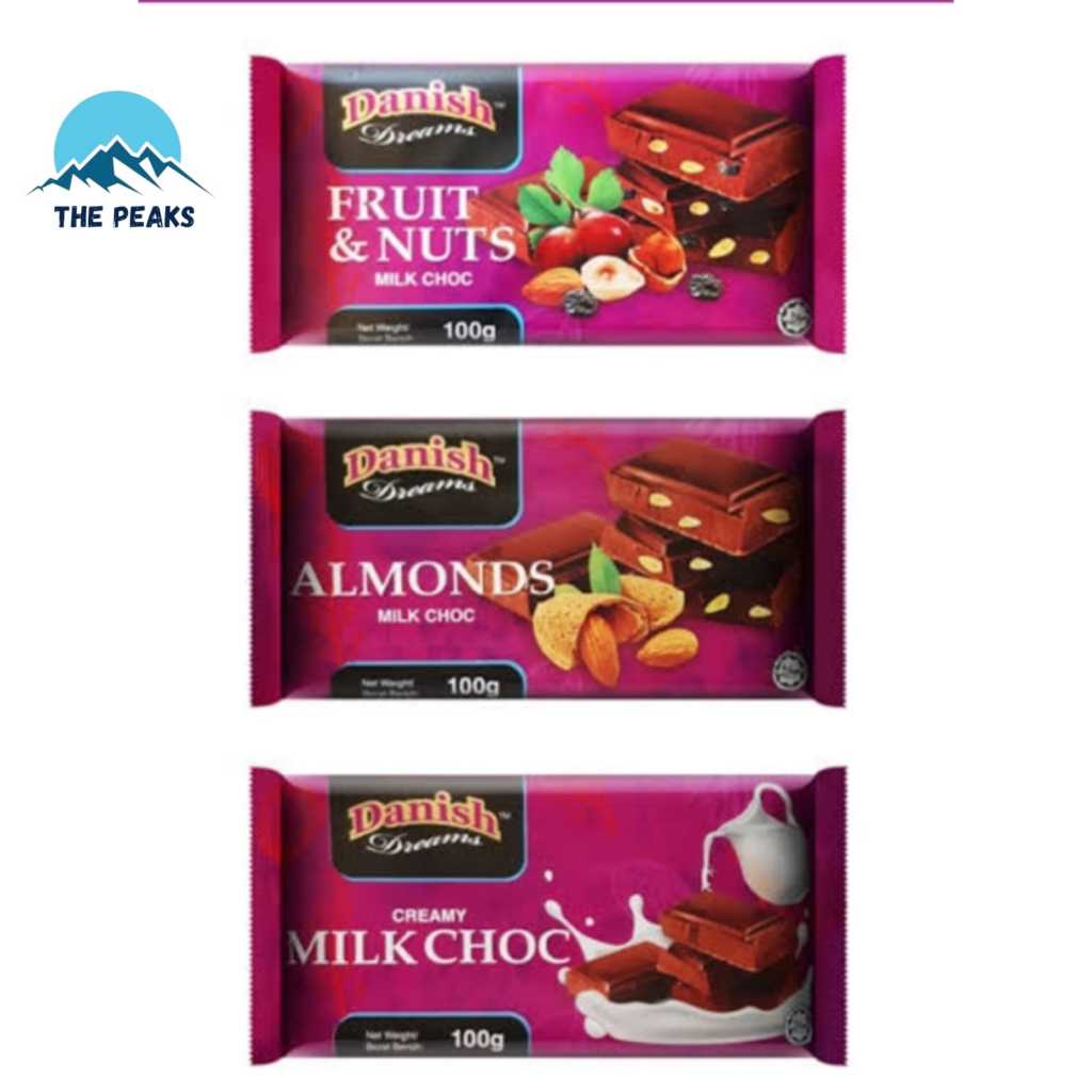 

(The Peaks) Danish Dreams Chocolate Almonds/fruit &nuts (100g)