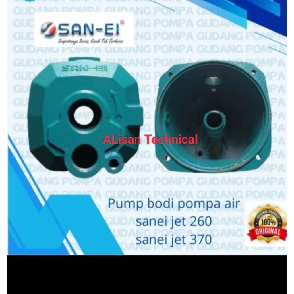 Kepala Pompa Air Jet Pump untuk Sanei JP 260 JP 370 dan National Proco 255/370