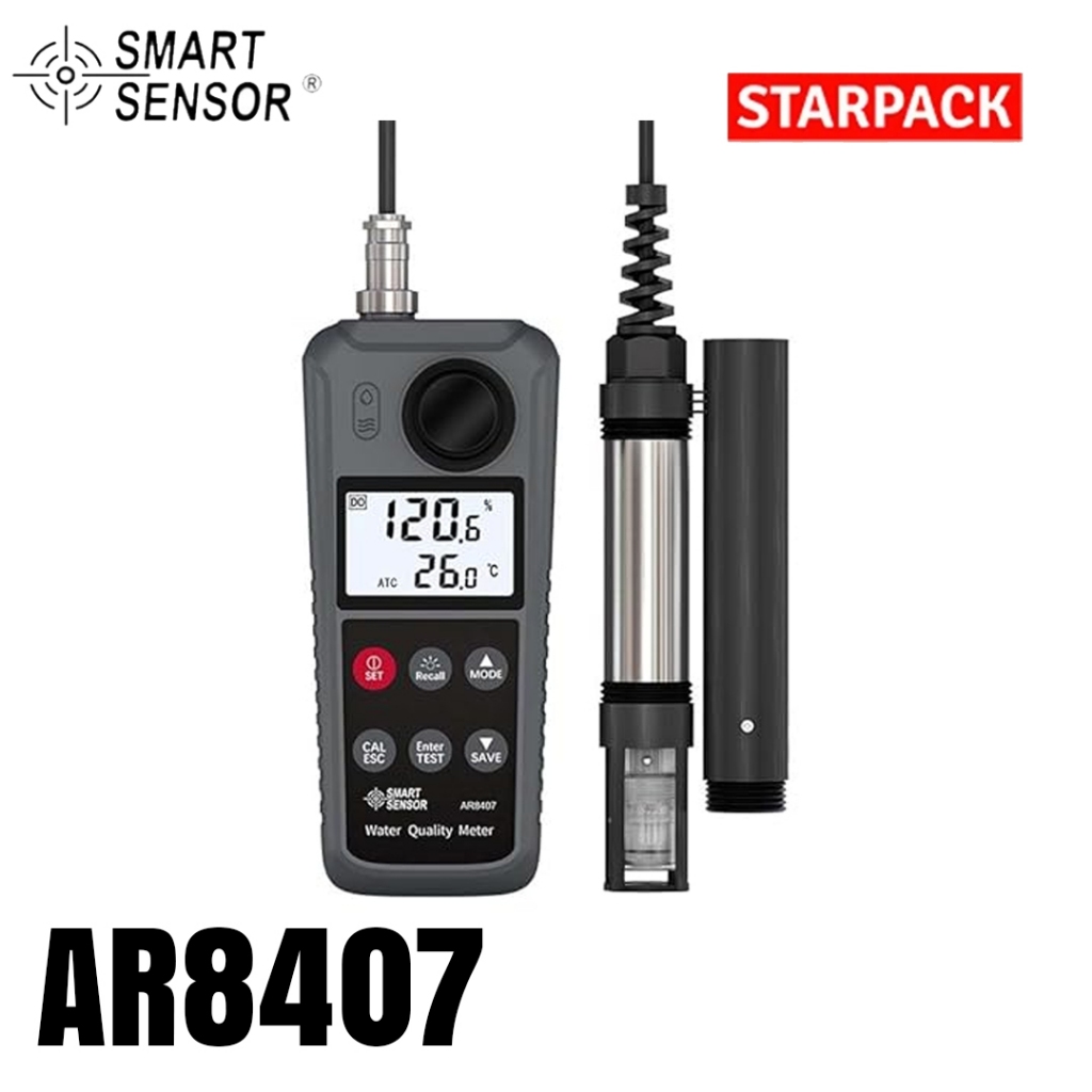 SMART SENSOR AR8407 Alat Ukur Oksigen Terlarut | Detektor Portabel untuk Deteksi Kualitas Air di Kol