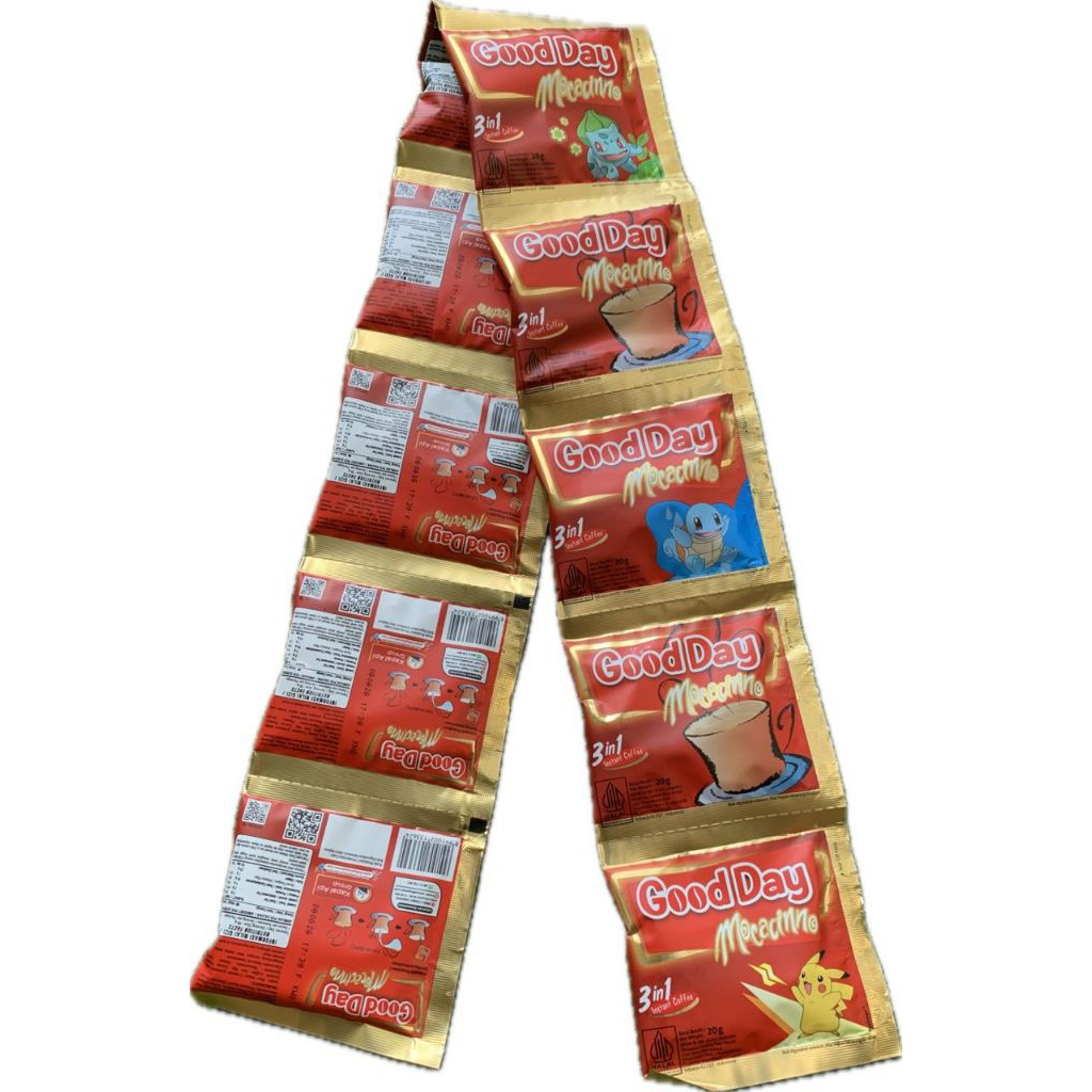 

GoodDay Mocacinno 3 in 1 Kopi Instan 20gr 1 renceng isi 10 pcs