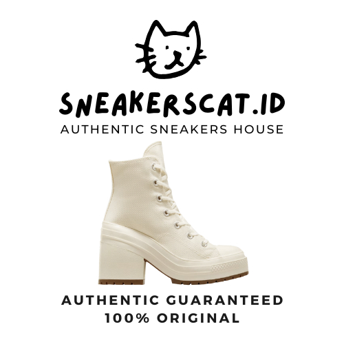 CONVERSE CHUCK 70 HIGH DE LUXE HEEL EGRET