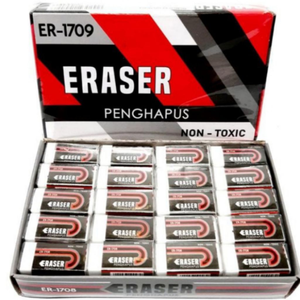 

Penghapus Putih 1 Box isi 20 Pcs Eraser White