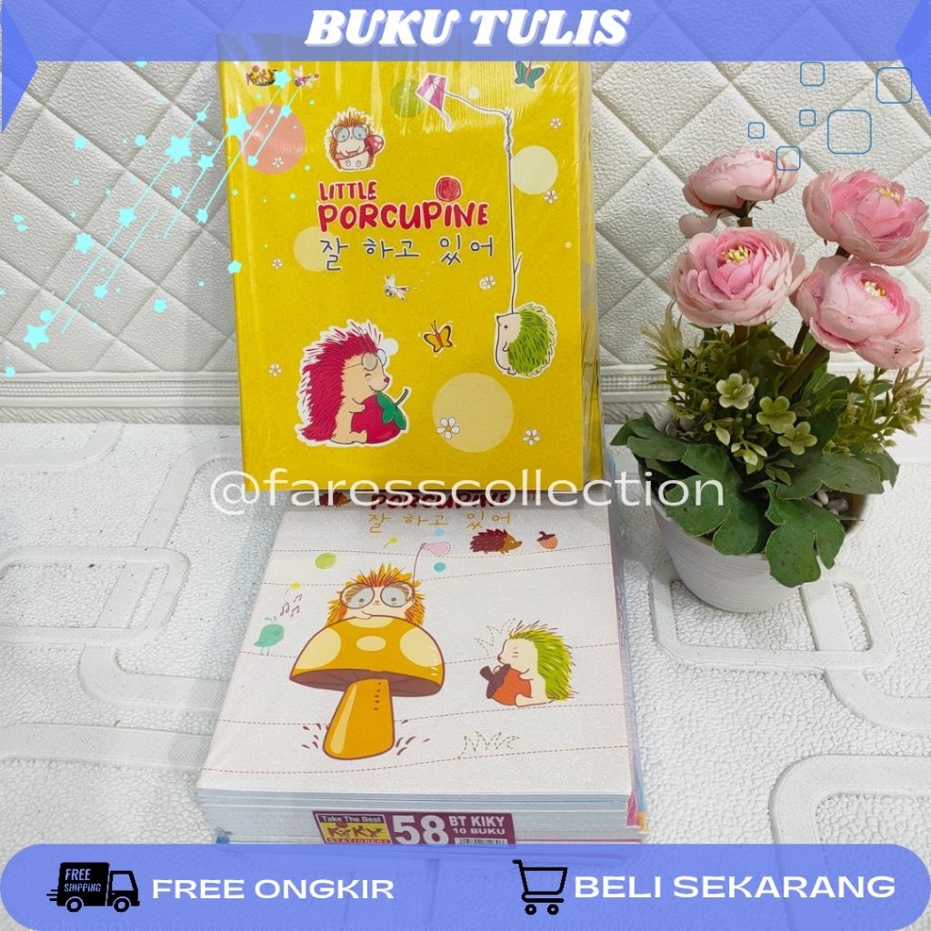

FARESS COLLECTION, Buku tulis KIKY 58