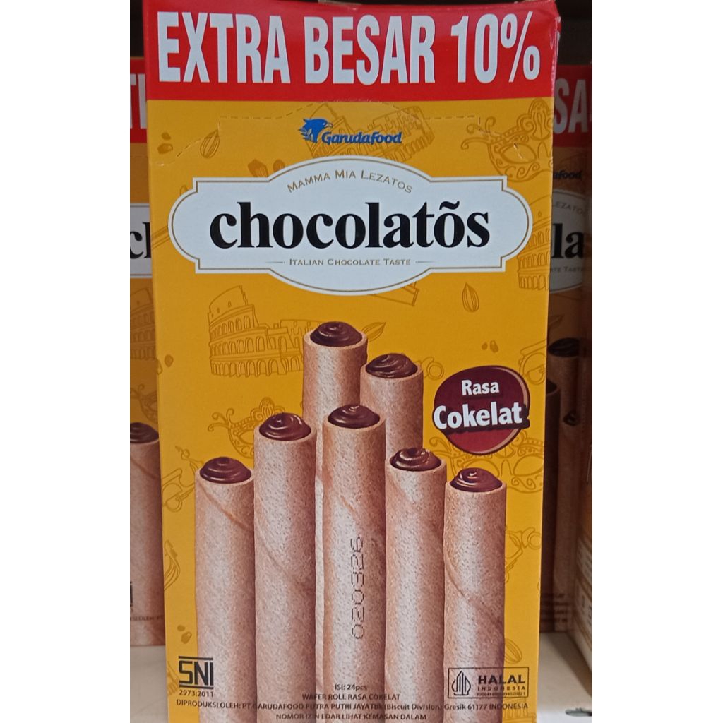 

Gerry Chocolatos wafer rasa grande hazelnut