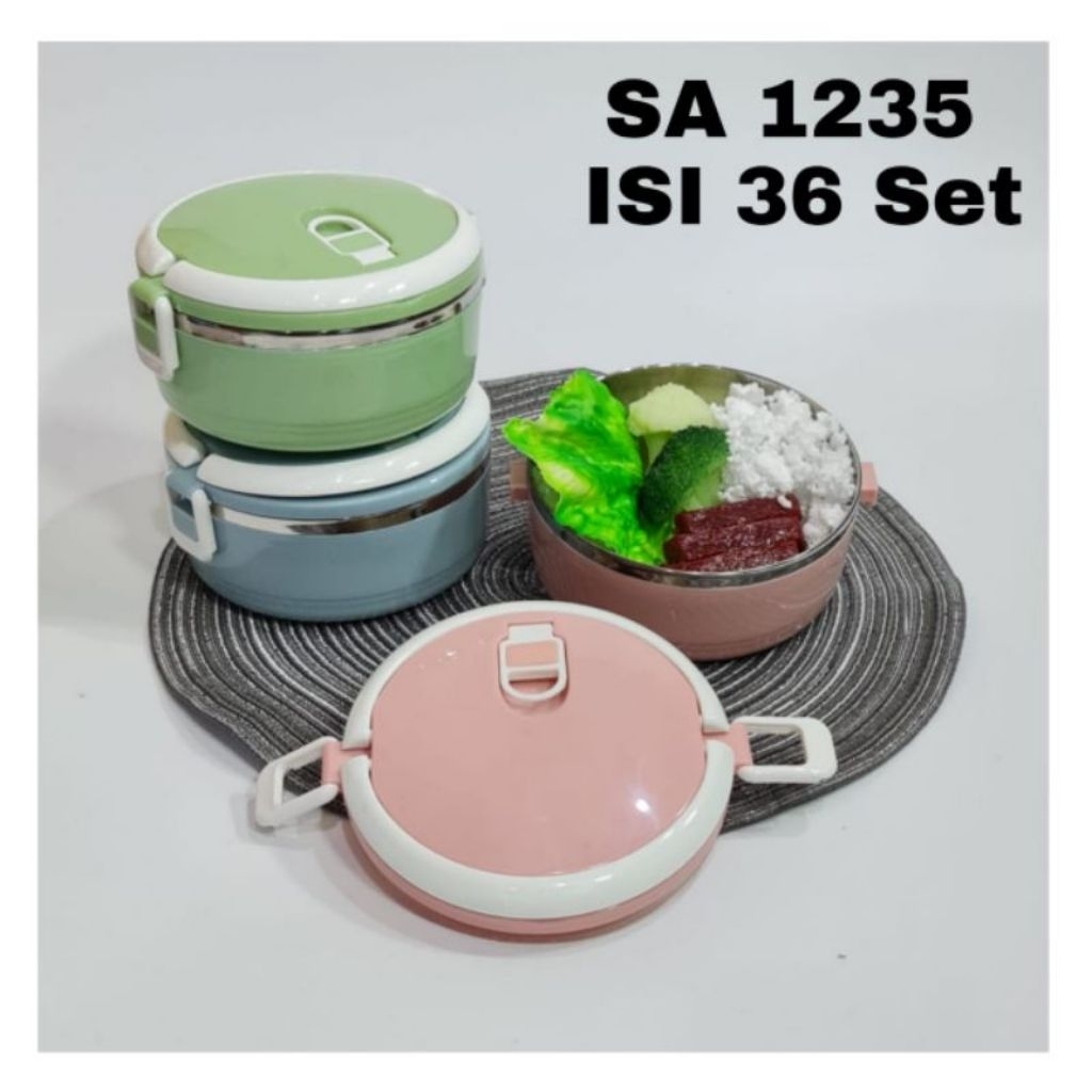 Lunch Box 1 Susun Stainless Steel Rantang Stainless