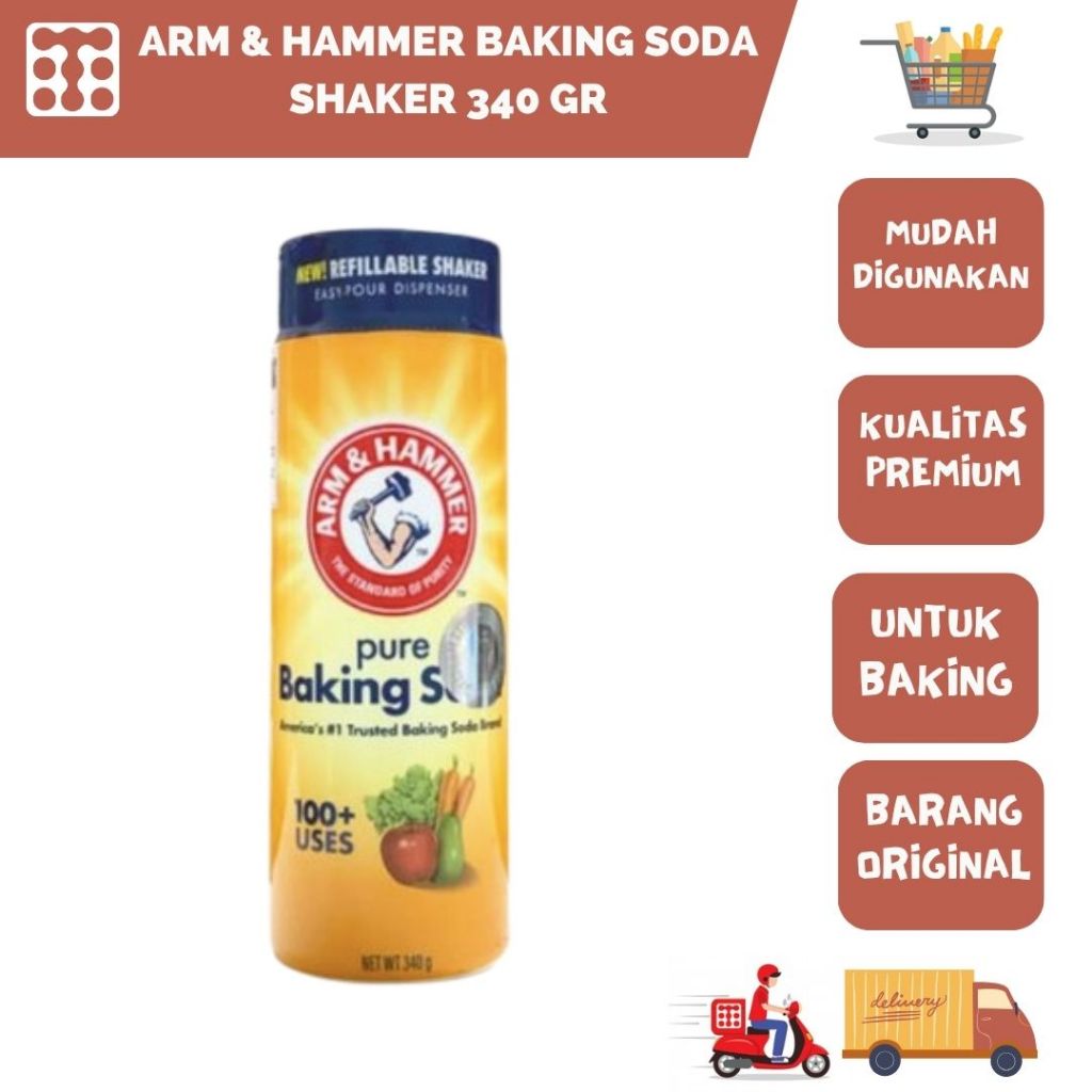 

Arm & Hammer Baking Soda Shaker 340 Gr