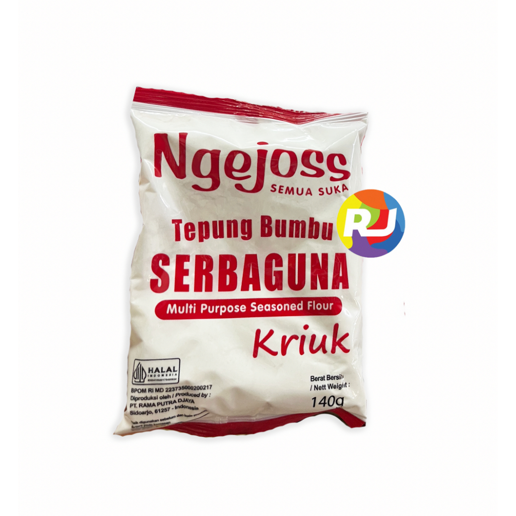 

JUAL PER 5 BUNGKUS - Tepung Bumbu Ngejoss Kriuk Serbaguna Multi Purpose Seasoned Flour - 140gr
