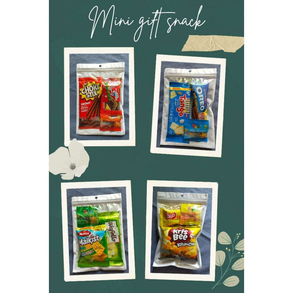 

MINI GIFT SNACK/ snack mini/ mini gift/ gift snack/ kartu ucapan