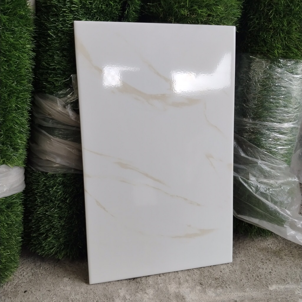 keramik dinding 25x40 putih motif carara /keramik dinding kamar mandi/ keramik dinding dapur/ kerami