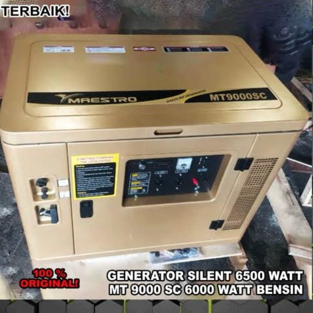 GENSET MAESTRO MT 9000S GENSET SILENT 6500W 1PHASE MAESTRO MT 9000S