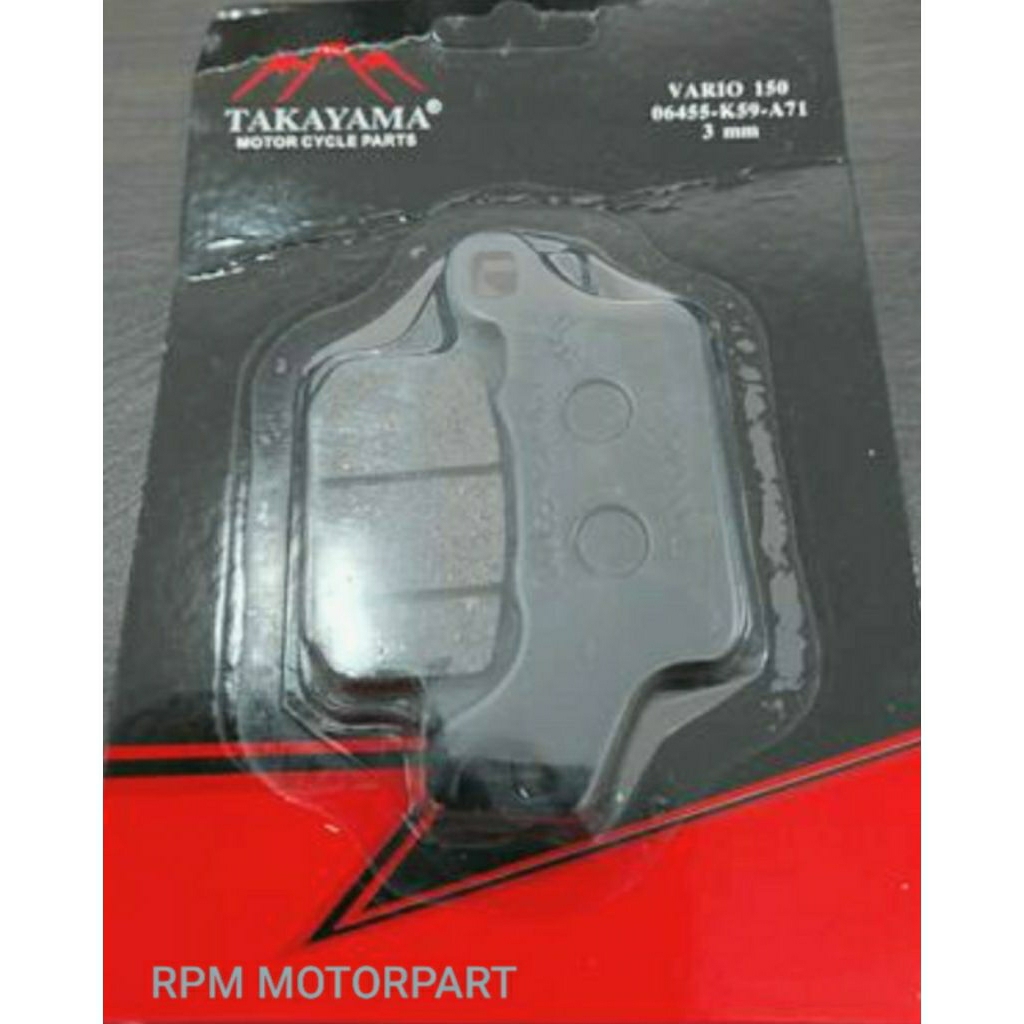 Kampas rem depan Vario 125 ESP/ Genio VARIO 150 ESP (TAKAYAMA)