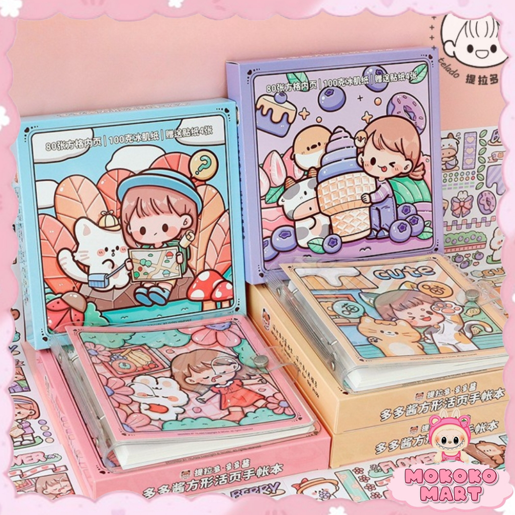 

Buku Binder Diary Dodogirl isi 80 Lembar Free 4 Stiker Notebook Jurnal Buku Tulis Catatan Lucu TLD75