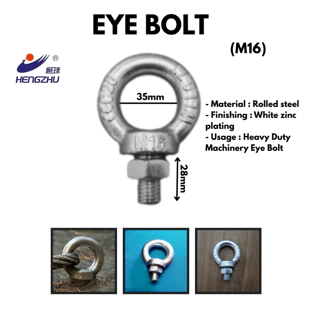 Eye Bolt M16 Hengzhu Original