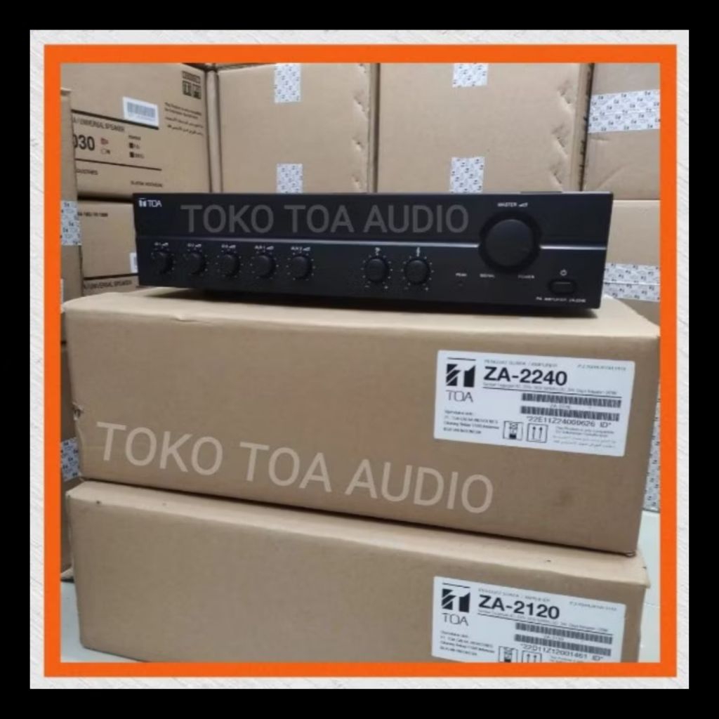 ZA-2240 POWER MIXER AMPLIFIER TOA ZA 2240 240 WATT