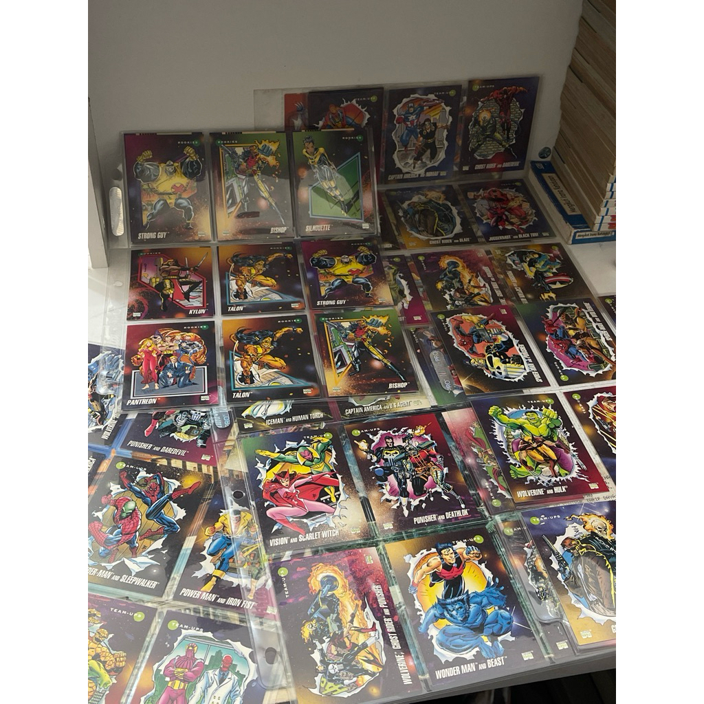 MARVEL CARD TEAM UPS ROOKIES KARTU MARVEL 1992 ORIGINAL