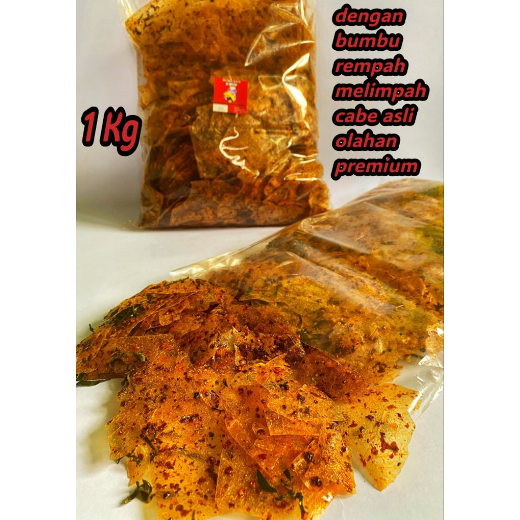 

RB Keripik kaca kiloan / kripik beling / beledag Si mpow 1kg