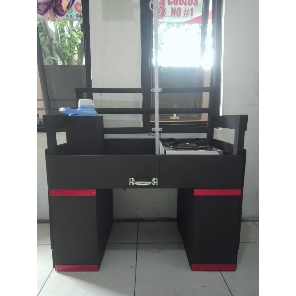 gerobak motor baru untuk jualan kopi dan gorengan