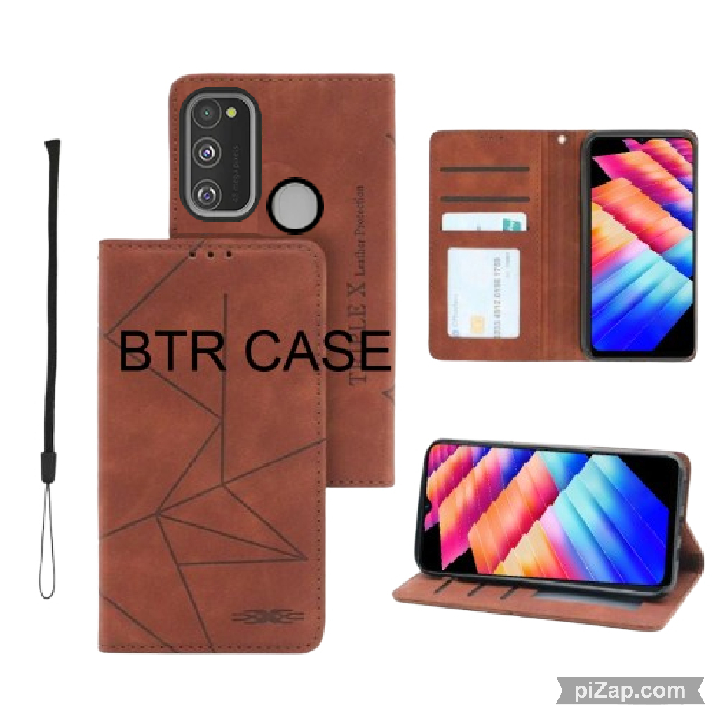 CASE HP SAMSUNG M30S CASING DOMPET KULIT FLIP COVER LEATHER SARUNG HP MOTIF