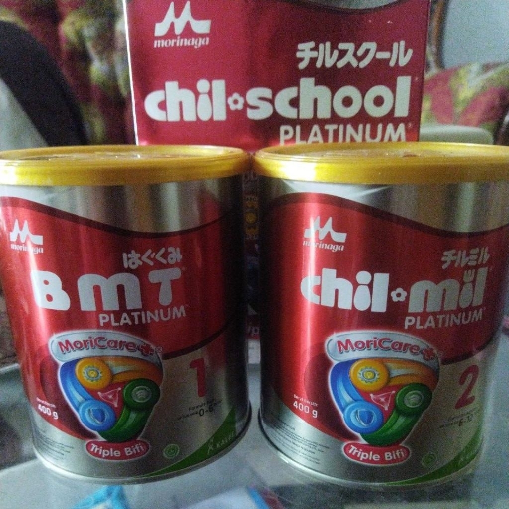 Morinaga BMT Platinum 1 & Chilmil Platinum 2 400gr