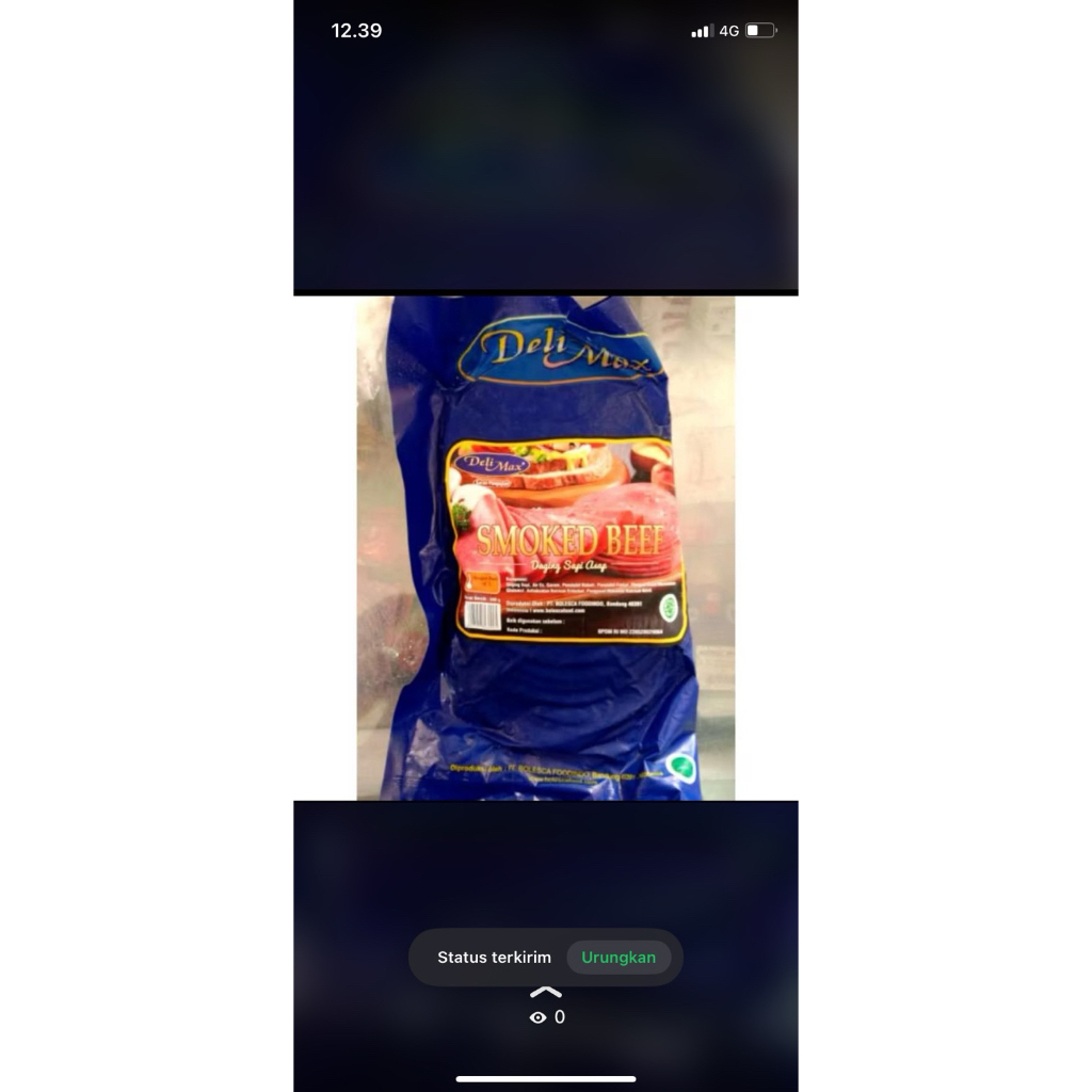 

Smoke beef delimax 500 gram