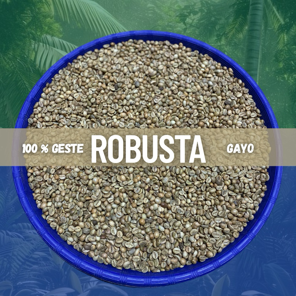 

ROBUSTA GAYO GESTE GREEN BEAN KOPI ACEH 1 Kg