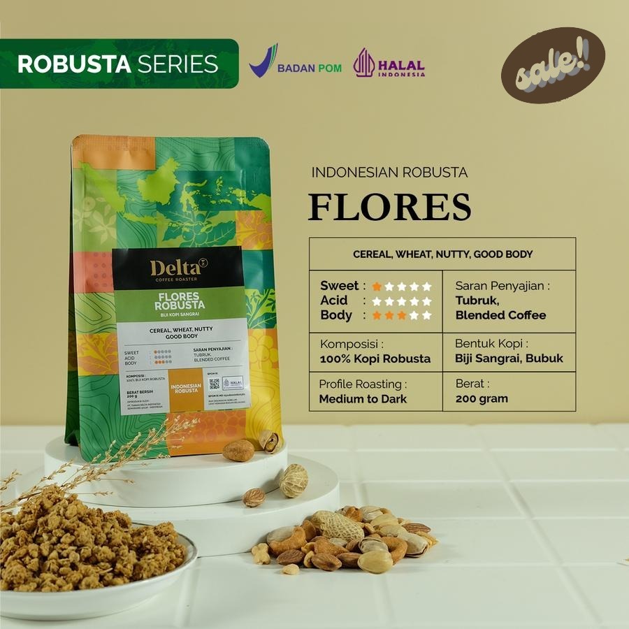 

Kopi | Flores Robusta | Robusta | Medium To Dark 200g